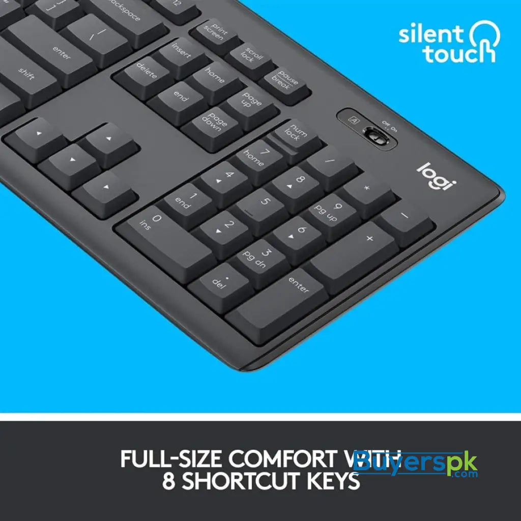 Logitech Mk295 Silent Wireless Combo Keyboard Mouse - Price in Pakistan Logitech Mk295 Silent Wireless Combo Keyboard Mouse - Price in Pakistan